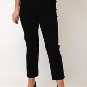 Serafina Collection Slim Leg Cropped Trousers, Black image