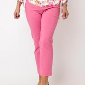 Serafina Collection Slim Leg Capri Trousers, Pink image