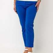 Serafina Collection Slim Leg Cropped Trousers, Royal Blue image