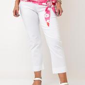 Serafina Collection Slim Leg Trousers, White image