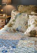 Forever England Patchwork 50x70cm Standard Pillowsham, Green and Blue image