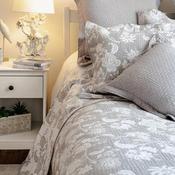 Forever England Willow Jacquard 50x70cm Standard Pillowsham, Grey