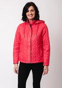 Frandsen Quilted Hooded Coat, Pink image