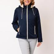 Frandsen Zipped Hooded Raincoat, Navy image