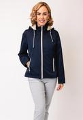 Frandsen Zipped Hooded Raincoat, Navy image