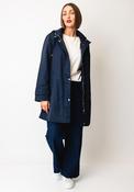 Frandsen Water Repellent Hooded Coat, Navy image