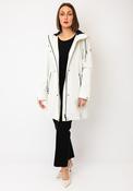 Frandsen Long Full Zip Waterproof Coat, Cream image
