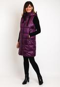 Frandsen Detachable Hood Quilted Gilet, Purple image