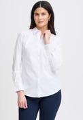 Fransa Za Fitted Shirt, White image
