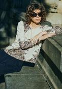 Fransa Adara Paisley Print Blouse, Beige image