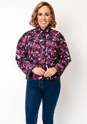 Fransa Claudine Quilted Paisley Jacket, Pink image