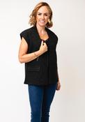 Fransa Minta Wool Blend Waistcoat, Grey image