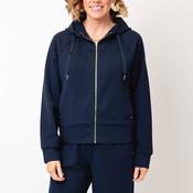 Fransa Priya Full Zip Hoodie, Navy