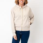 Fransa Priya Full Zip Hoodie, Beige