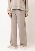 Fransa Aurora Soft Scuba Wide Leg Trousers, Beige image