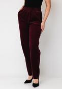 Fransa Cory Wide Leg Corduroy Trousers, Wine image