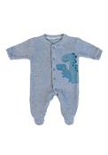 FS Baby Boy Long Sleeve Knit Babygrow, Blue image