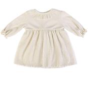 FS Baby Girl Long Sleeve Knit Tulle Dress, Gold
