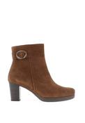 Gabor Comfort Buckle Heeled Ankle Boots, Brown image