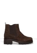 Gabor Suede Leather Chelsea Ankle Boots, Mocha Brown image