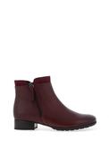 Gabor Leather Suede Cuffed Ankle Boots, Wine image