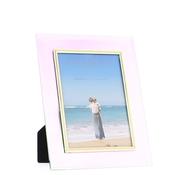 Galway Crystal Lustre Iridescent Glass Photo Frame, 5” X 7”