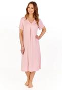Gaspe Short Sleeve V-Neck Nightdress, Pink image