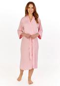 Gaspe Satin Wrap Kimono Robe, Pink image