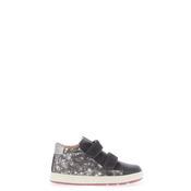 Geox Girls Biglia Shimmer High Top Trainers, Grey