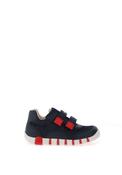 Geox Toddler Boy Lupidoo Velcro Trainer, Navy image