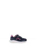 Geox Toddler Girl B564TA Heart Trainer, Navy image