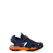 Geox Boys Borealis Closed Toe Sandal, Blue image