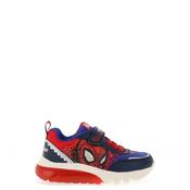 Geox Boys Lights Ciberdron Velcro Trainer, Multi