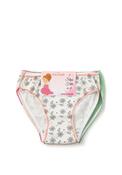 The Kids Studio Girls 3 Pack Brief, Multi image
