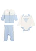 Guess Baby Boy Three Piece Tracksuit, Blue image