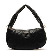 Guess Eda Chevron Stitch Shoulder Bag, Black