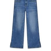 Guess Older Girl Side Slit Flare Denim Jeans, Blue image