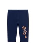 Guess Girl Glitter Heart Capri Legging, Navy image