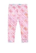 Guess Mini Girls Logo Print Legging, Pink Multi image