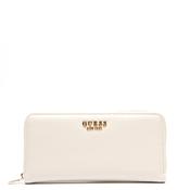 Guess Amorette SLG Large Zip Around Wallet, Off White image