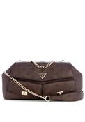 Guess Blake Logo Print Medium Crossbody Bag, Brown image