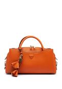 Guess Danielle Small Girlfriend Satchel Bag, Orange image