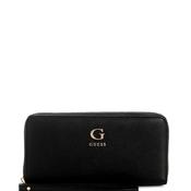 Guess Coleen SLG Large Zip Around Wallet, Black