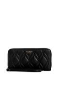 Guess Maxine SLG Large Zip Around Wallet, Black image
