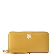 Guess Audrey SLG Large Zip Around Purse, Honey image