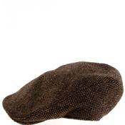 Hanna Hats Vintage Fleck Tweed Cap, Brown