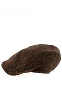 Hanna Hats Vintage Fleck Tweed Cap, Brown image