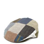 Hanna Hats Donegal Touring Patchwork Linen Cap, Multi