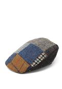 Hanna Hats Donegal Touring Patchwork Tweed Cap, Multi image