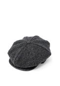 Hanna Hats Eight Piece Fleck Tweed Cap, Grey image